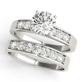 Engagement Rings Single Row Channel Set - TN50077-E